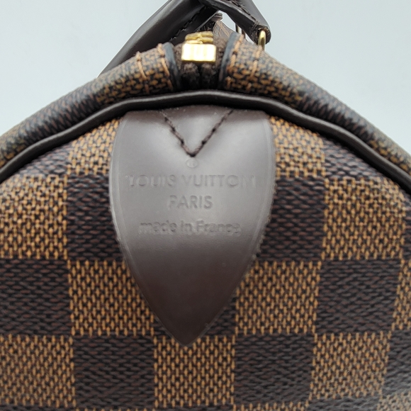 Louis Vuitton Damier Ebene Speedy 30, Authetic w/COA, lock & key included!!! - Picture 4 of 16